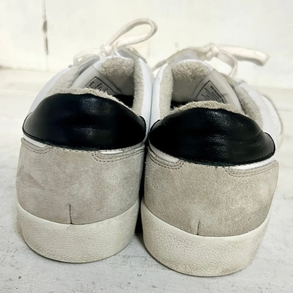 RE/DONE 90s Leather/Suede Lace Up Low Top Skate Sneakers White Women's 40 / 9.5 - Image 11