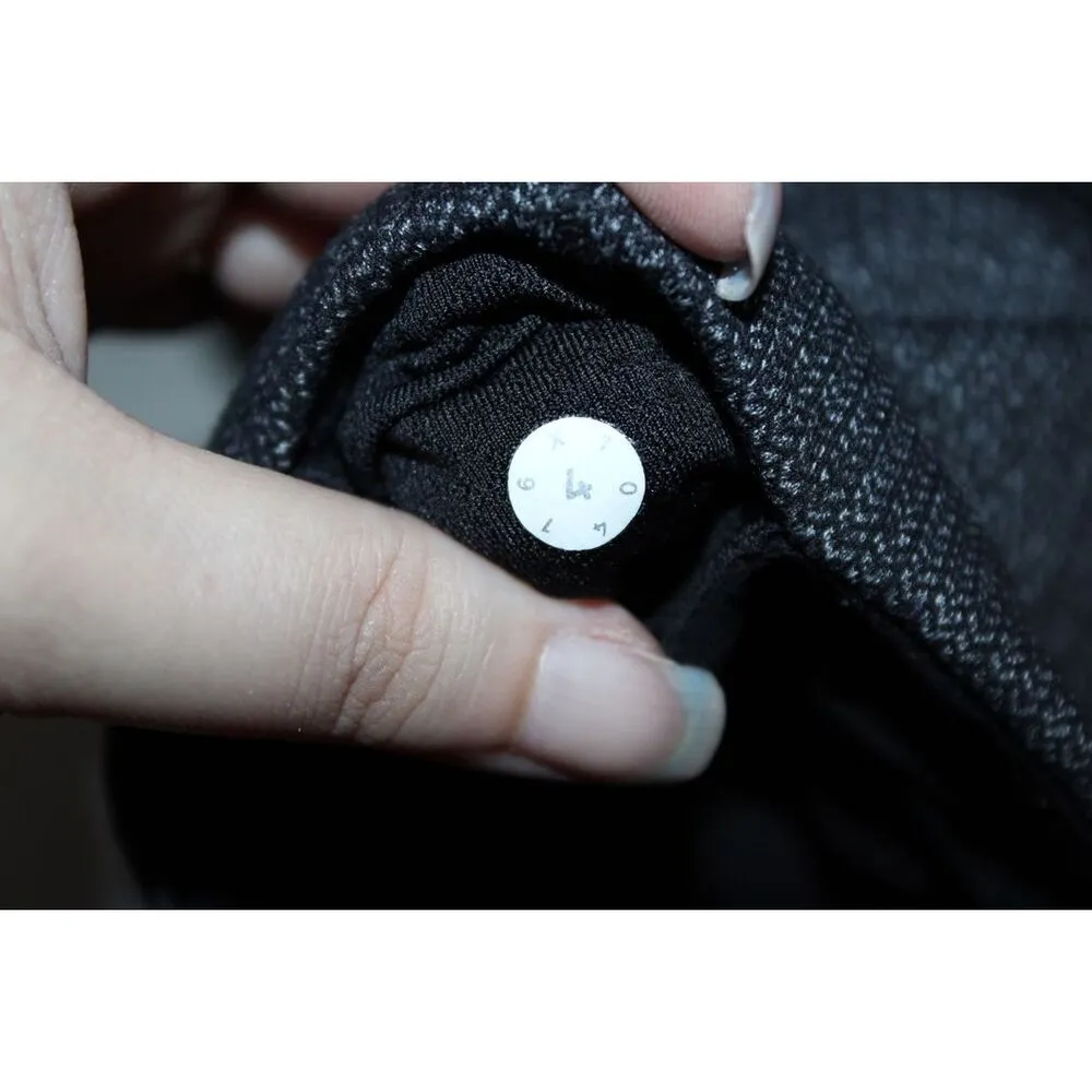 Womens Lululemon Cadence Crusher Black Elastic Waistband Pockets Leggings Size 4 - Image 4