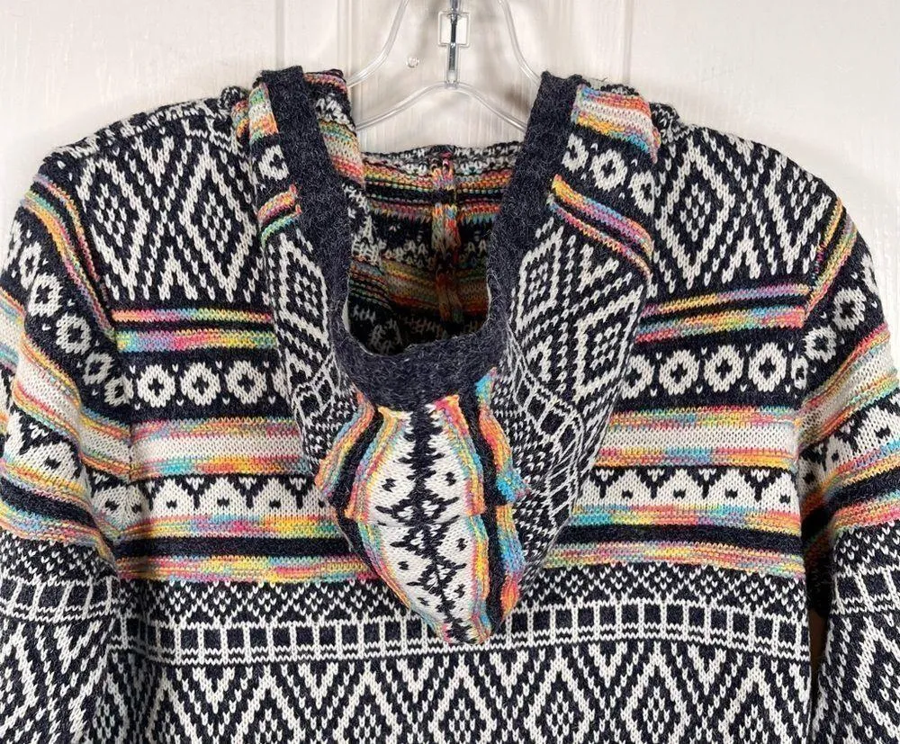 Monteau Hooded Open Cardigan Sweater Sz XS - Image 9