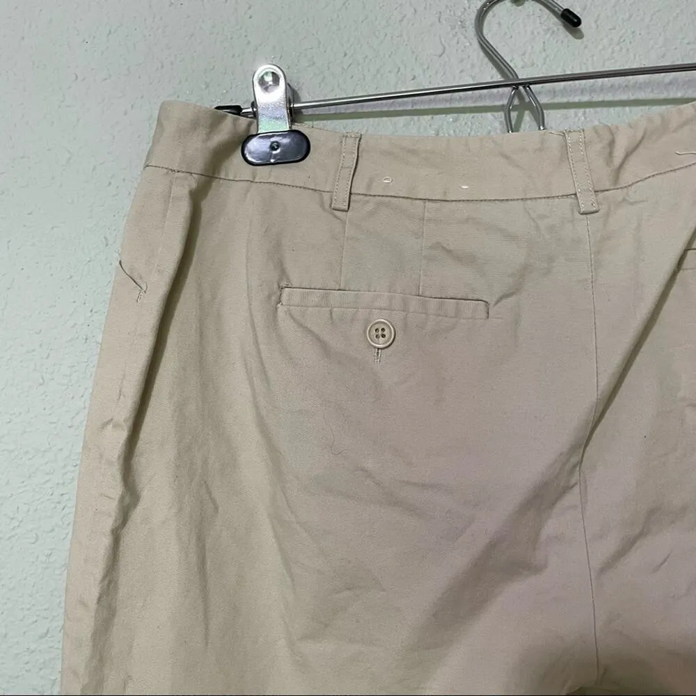 Laundry Shelli Segal Khaki Dress Pants 10 Slim Fit Tan Career Trousers Ankle - Image 7