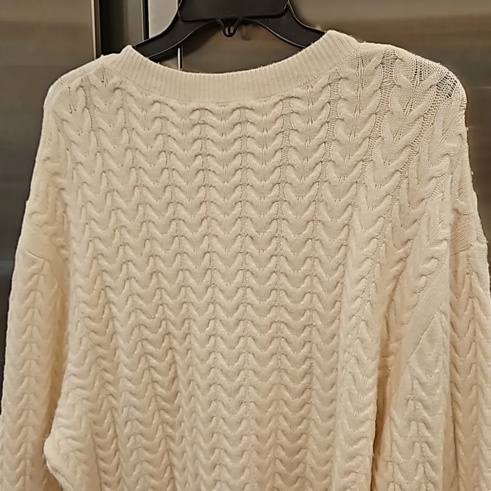 💕FAVORITE DAUGHTER💕 The Lauren Cardigan ~ Ivory XL NWT Cable Knit Sweater White - Image 13