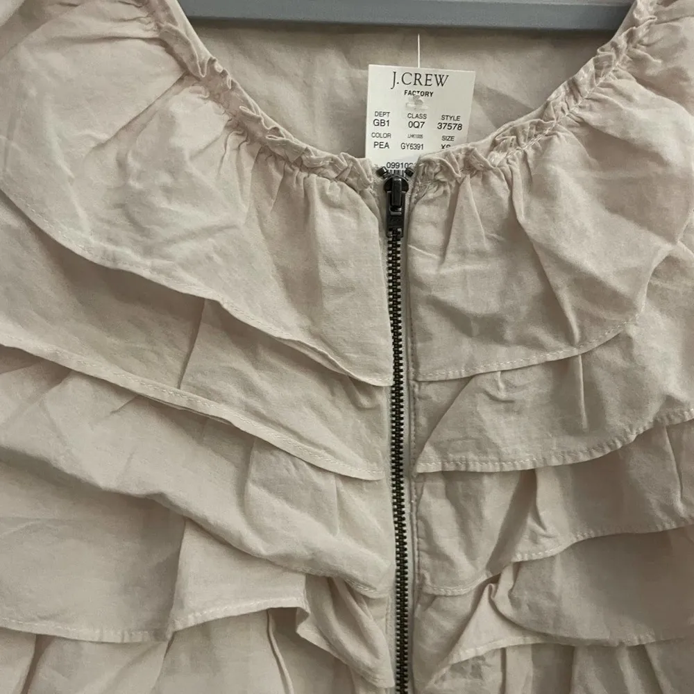 NWT JCrew xsmall zippered sleeveless blouse - Image 6