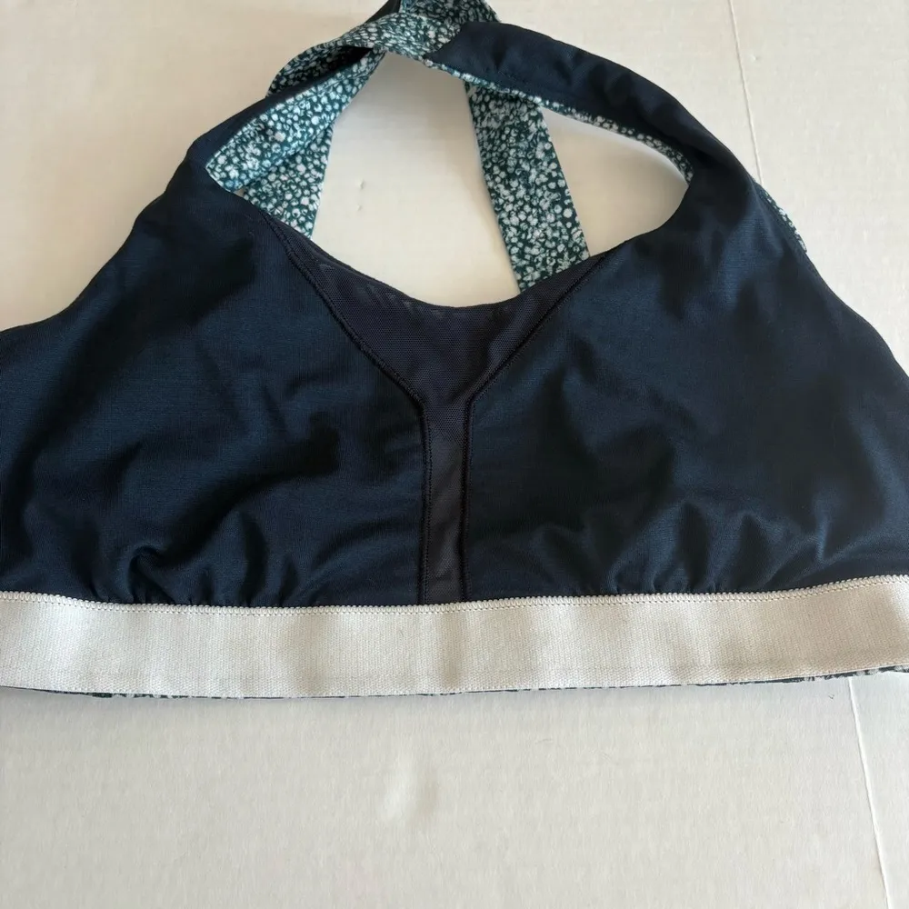 LuluLemon In A Flash Bra pebble teal blue size 12 - Image 6