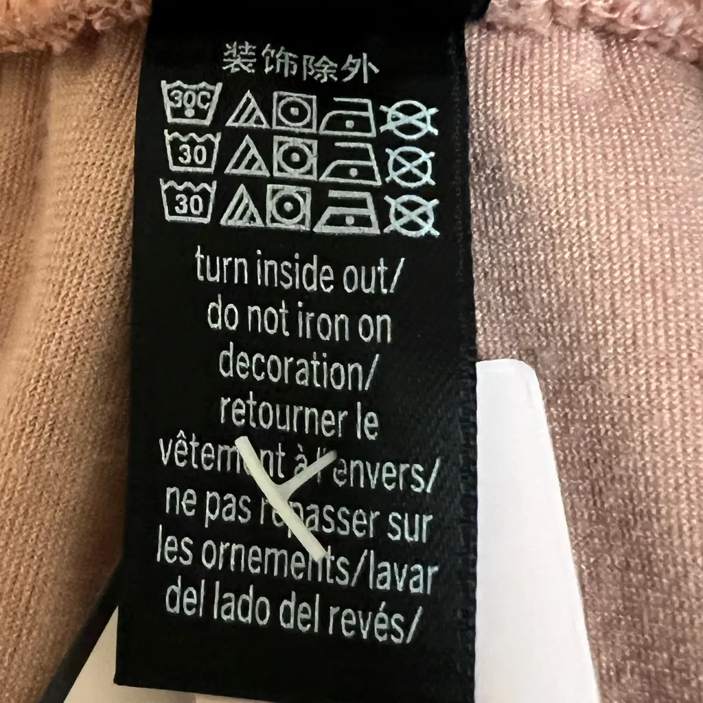 Victoria's Secret On Point Dusty Rose Velour Sweatpants -  Size XL - NWT - Image 7