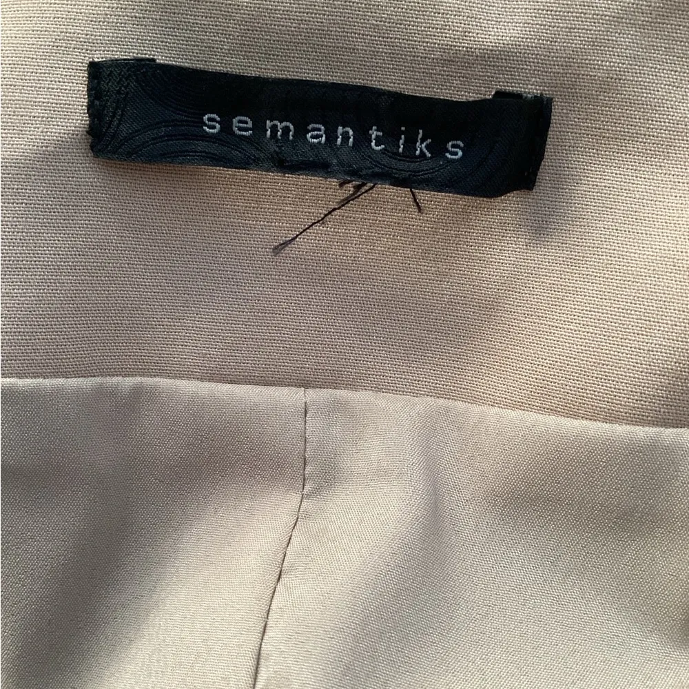 Semantics blazer. Khaki. Size 12 Tan - Image 12