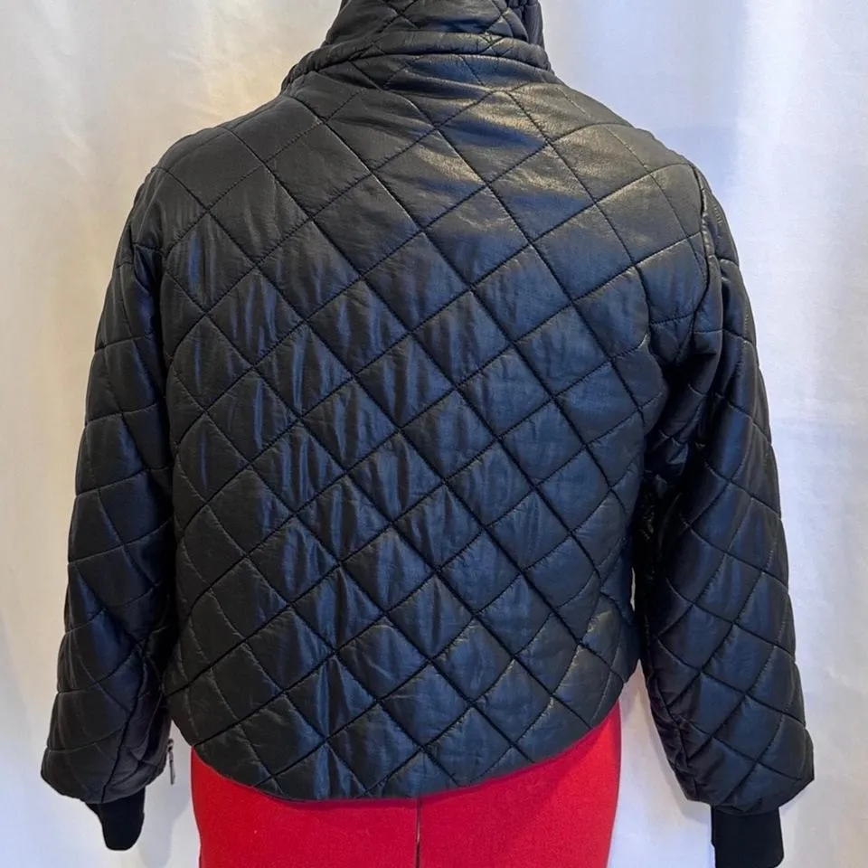 Steve Madden pre-owned Black Quilted puffer Jacket - Image 3