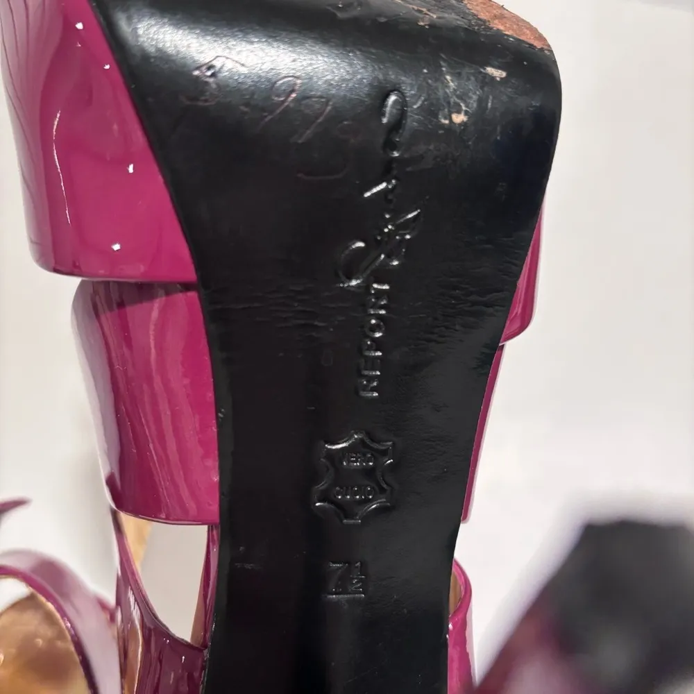 Report Signature Newbury Pink/Fuchsia Heels Size 7.5 Purple - Image 8