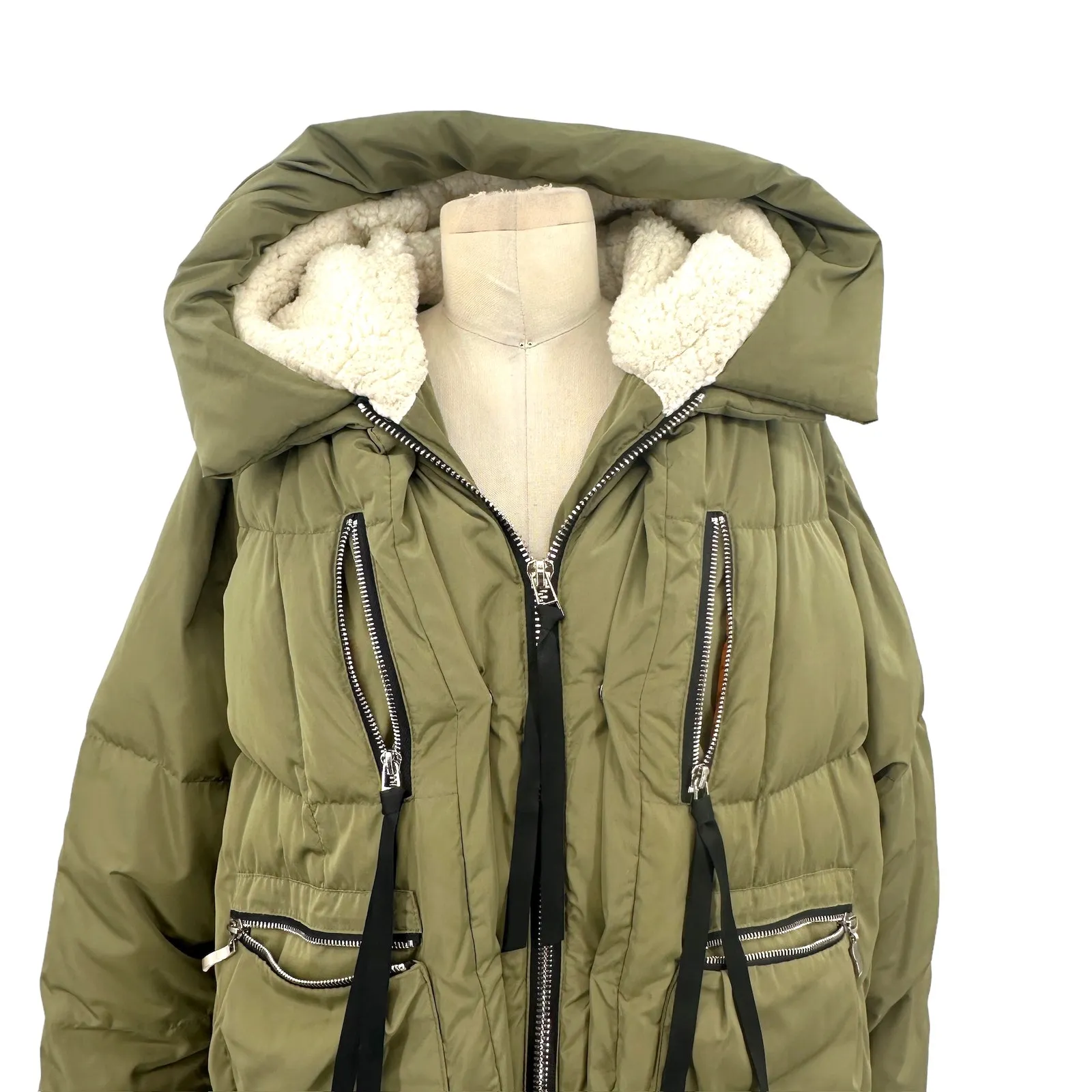Orolay Thickened Down Jacket 092 Universe Peat Moss Green Size Medium - Image 4
