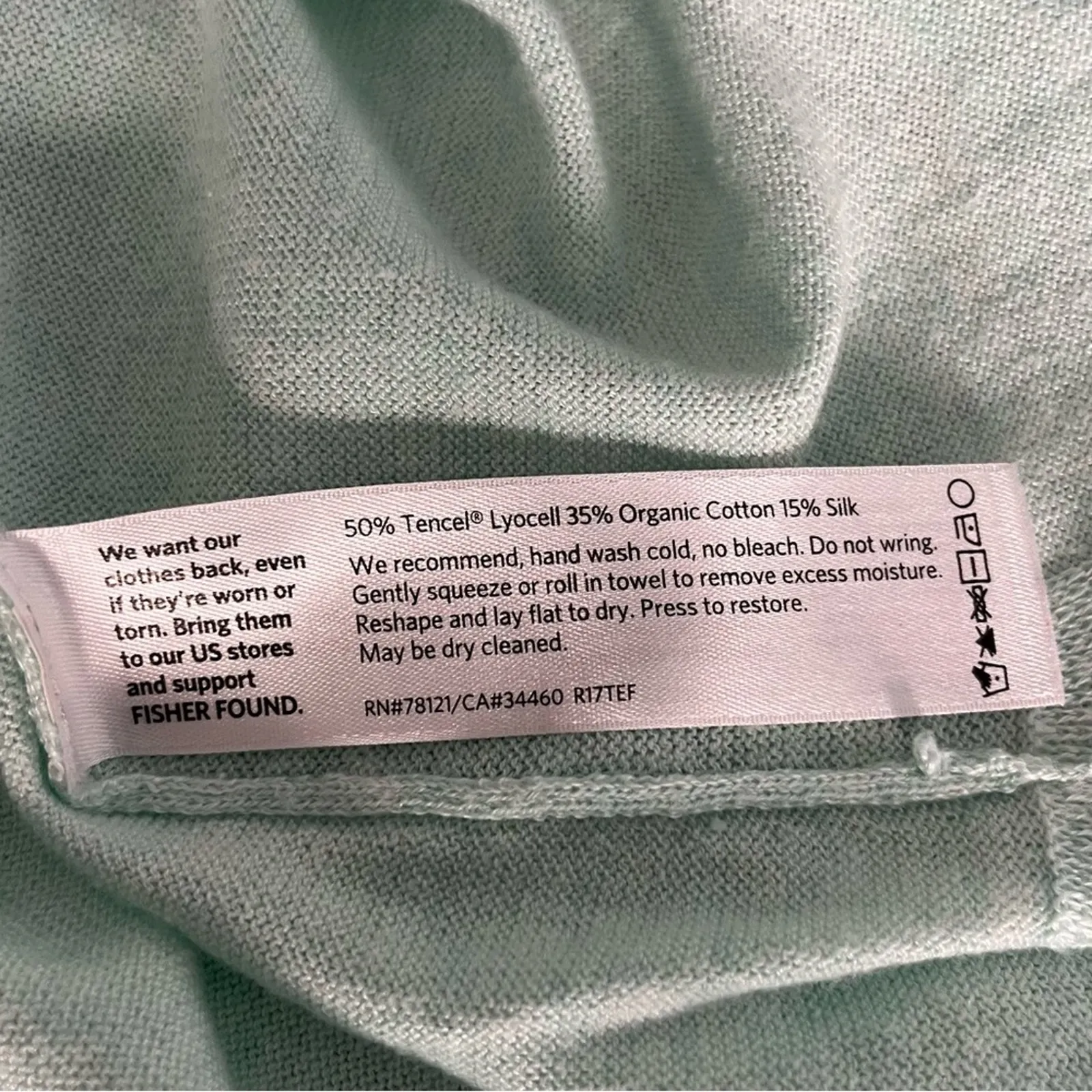 Eileen Fisher Lightweight Organic Cotton Silk Tencel Ballet Neck Sweater Size s - Image 4