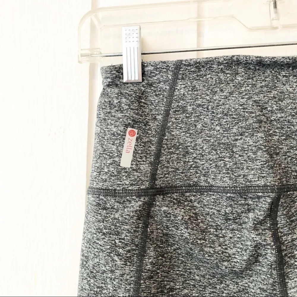Grey Mesh High Waisted Leggings - Image 2