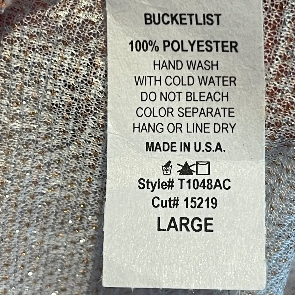 NWOT Bucket List Metallic - Image 7