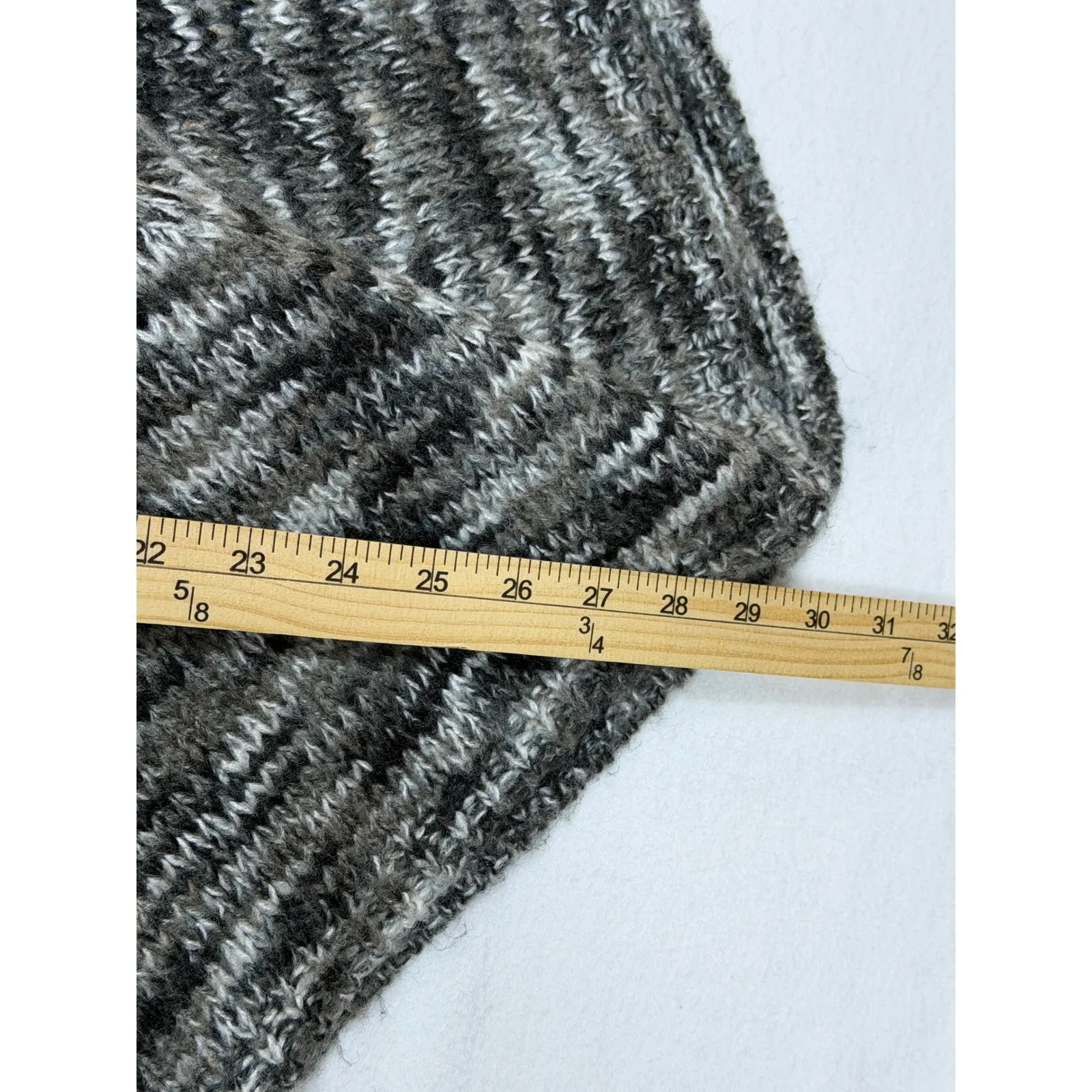 Y2K Bongo Womens Sweater XL V Neck Long Sleeve Marled Knit Asymmetrical Hem - Image 5