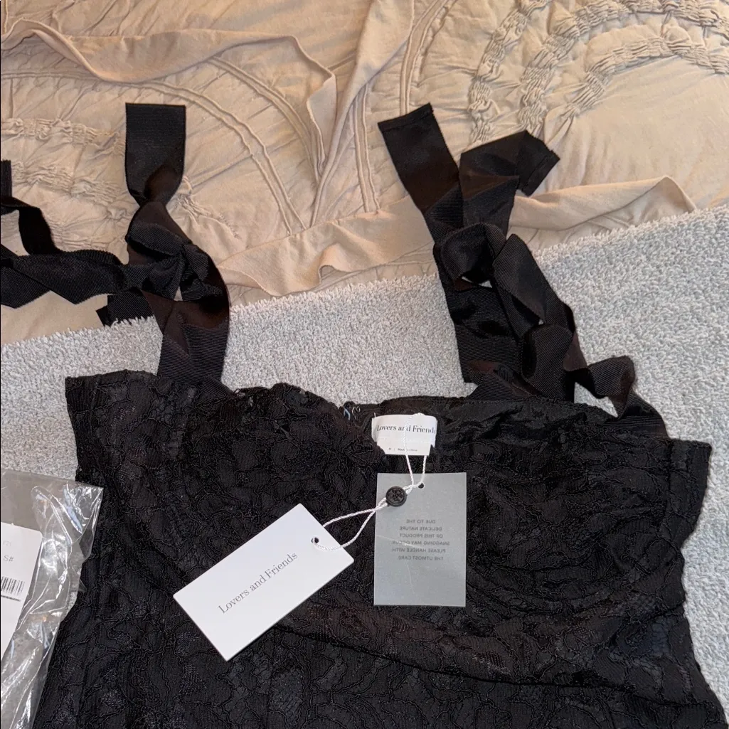 Lovers and Friends Mary kate medium Black Mini Dress NWT - Image 10