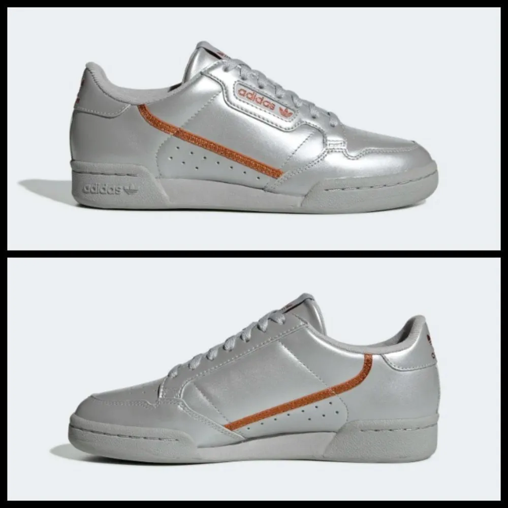 💕ADIDAS Continental 80 Shoes Gray Copper Metallic - Image 3