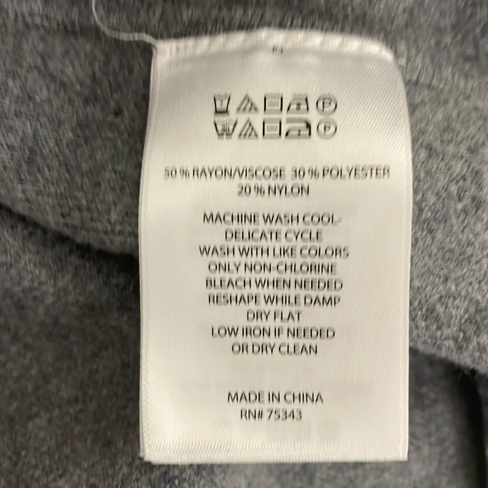 Anthropology x House of Harlow 1960 Poncho Grey Gray Size undefined - Image 5