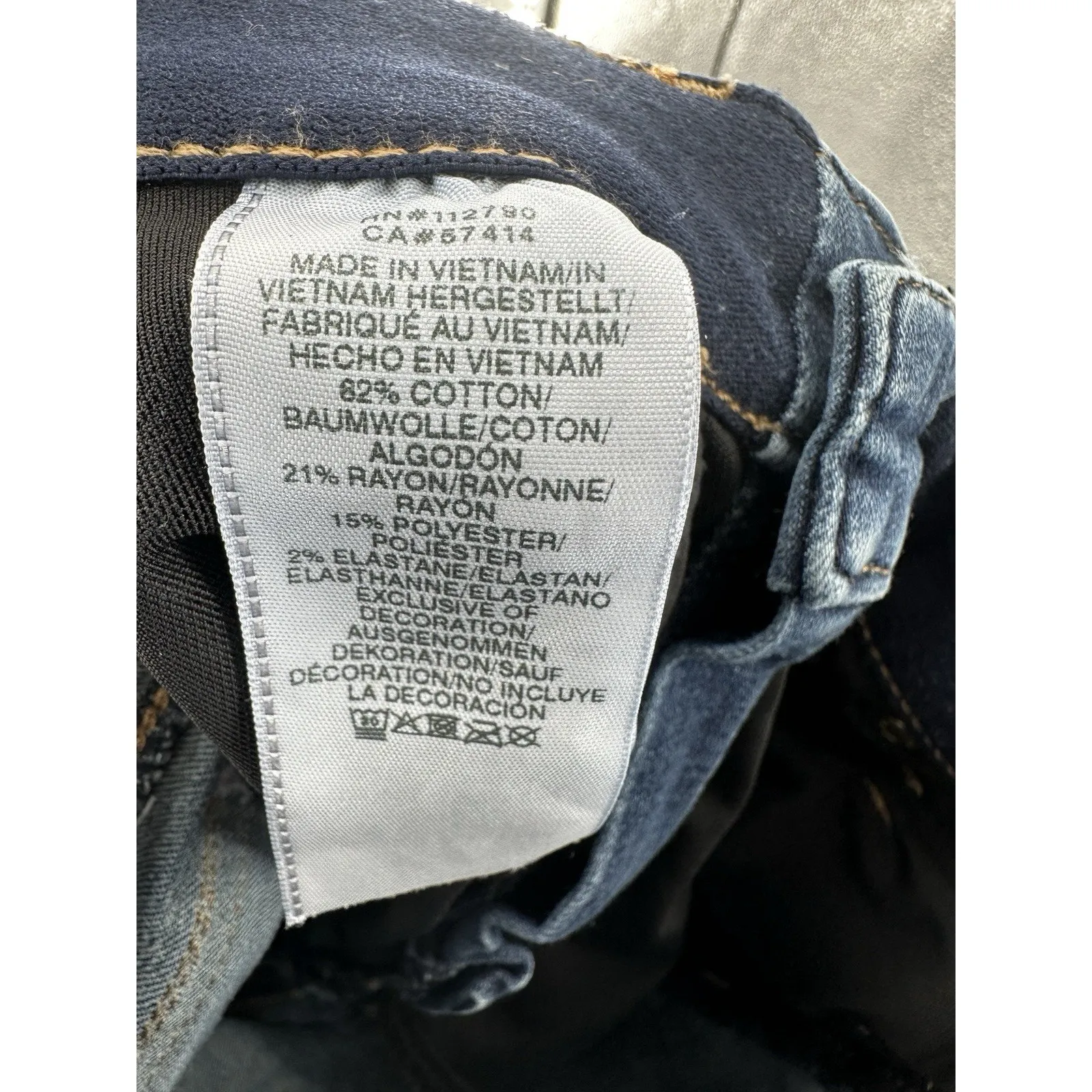 True Religion Jennie Curvy Jeans Womens Size 27 Blue Mid Rise Skinny Denim - Image 7