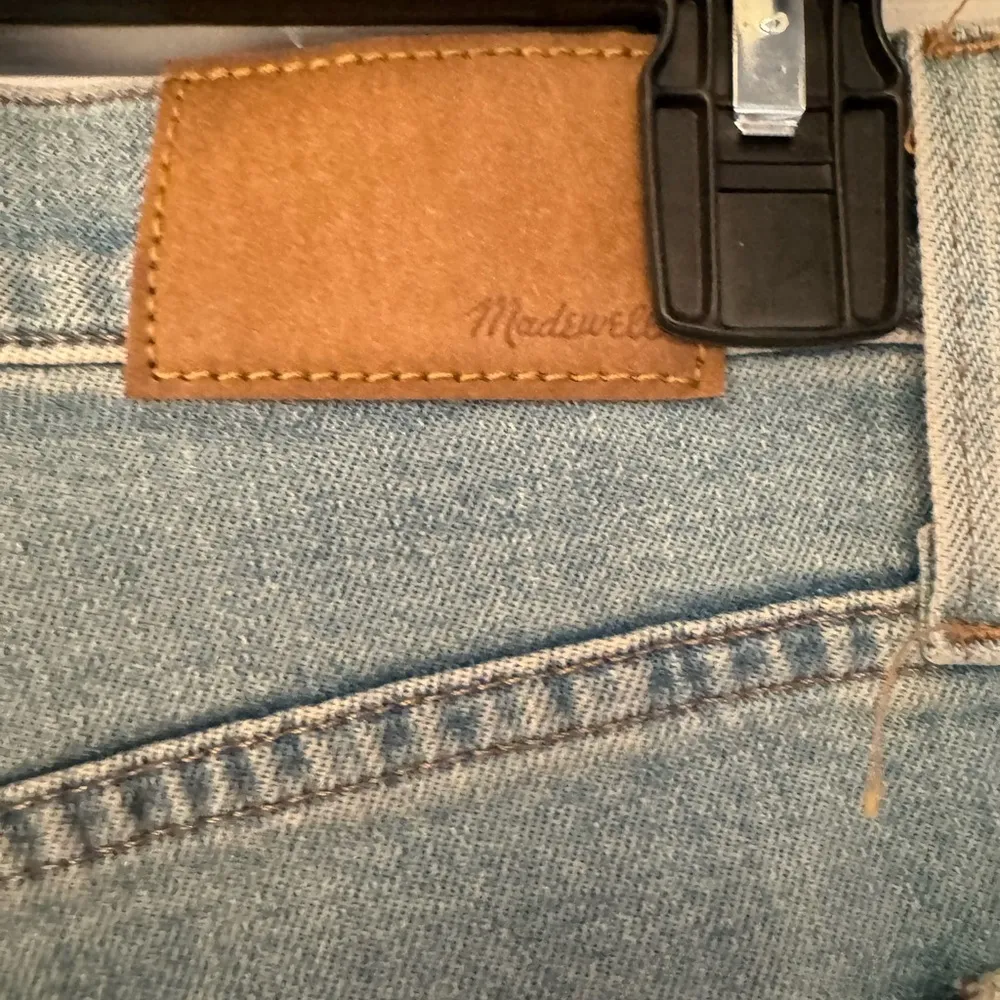 Madewell The Perfect Vintage Straight Jean Women Light Washed Blue Jeans Size 27 - Image 13