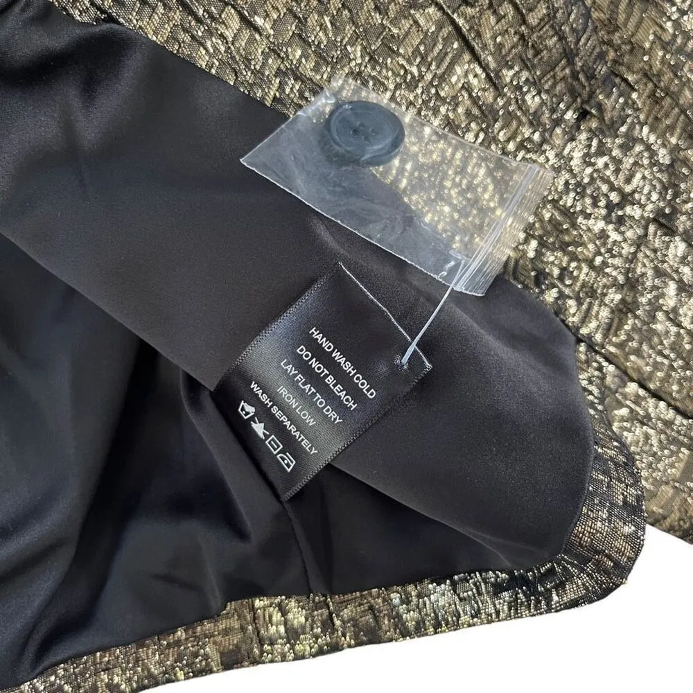 Michael Costello x REVOLVE‎ Washington Jacket in Black & Gold - Image 12