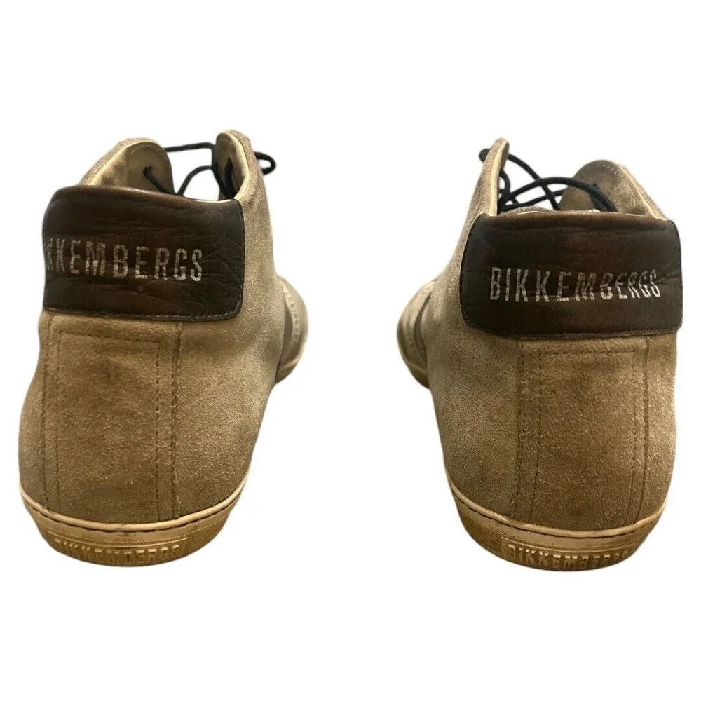 BIKKEMBERGS sz:‎ 45 / US 11.5 GREY SUEDE LACE - Image 3