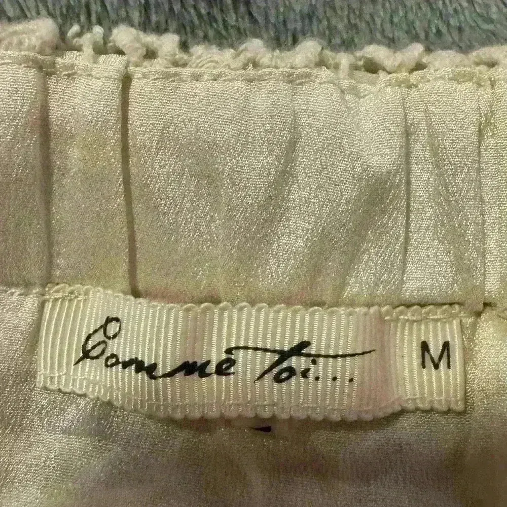 Women’s Cream Comme Toi Skirt Size M - Image 2