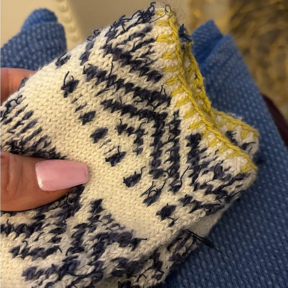 Alpine Cuff Boho Blue Henley Thermal Shirt - Image 11