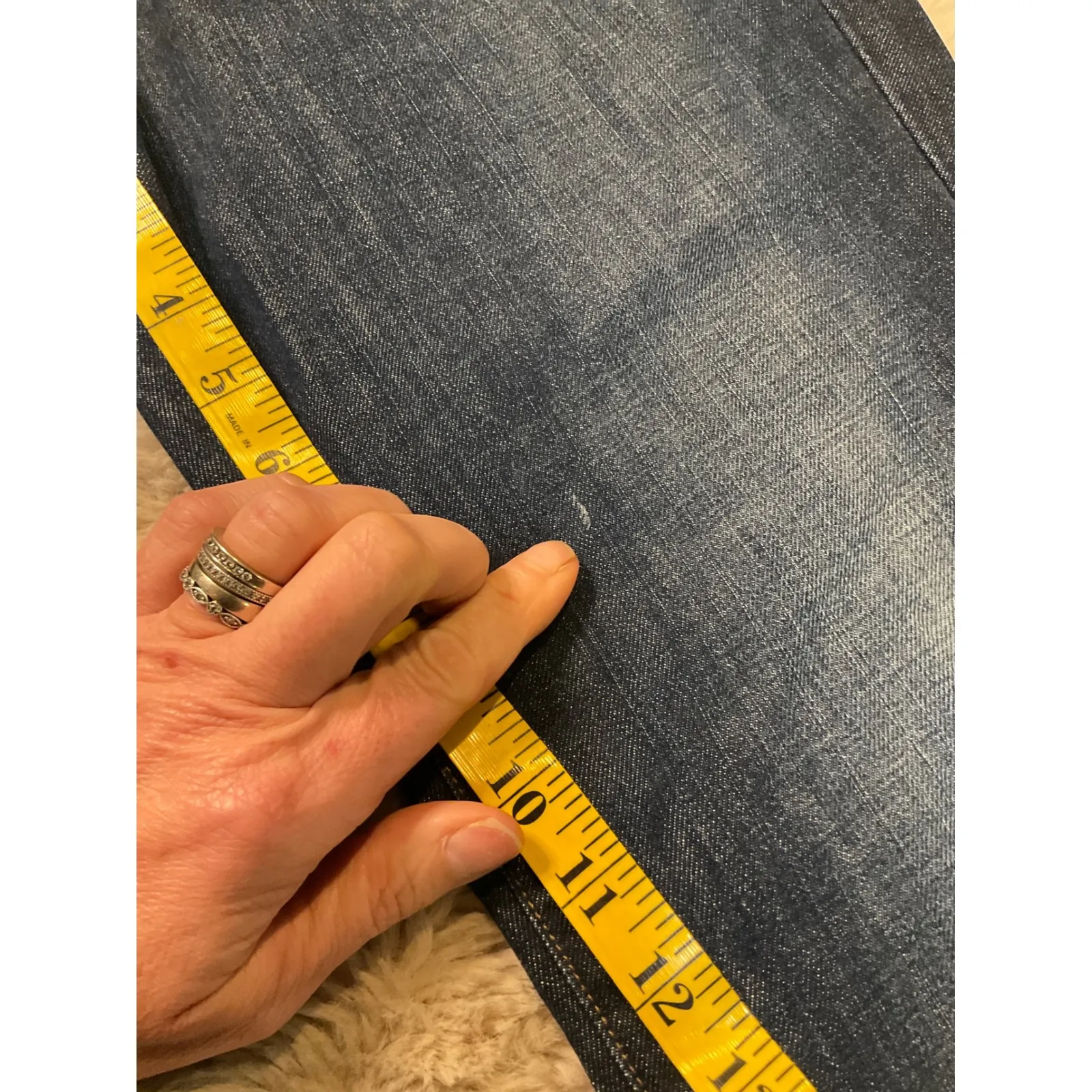 J Brand Denim Jeans Size 28 Dark‎ Wash Logan Hung Up Straight Womens - Image 8