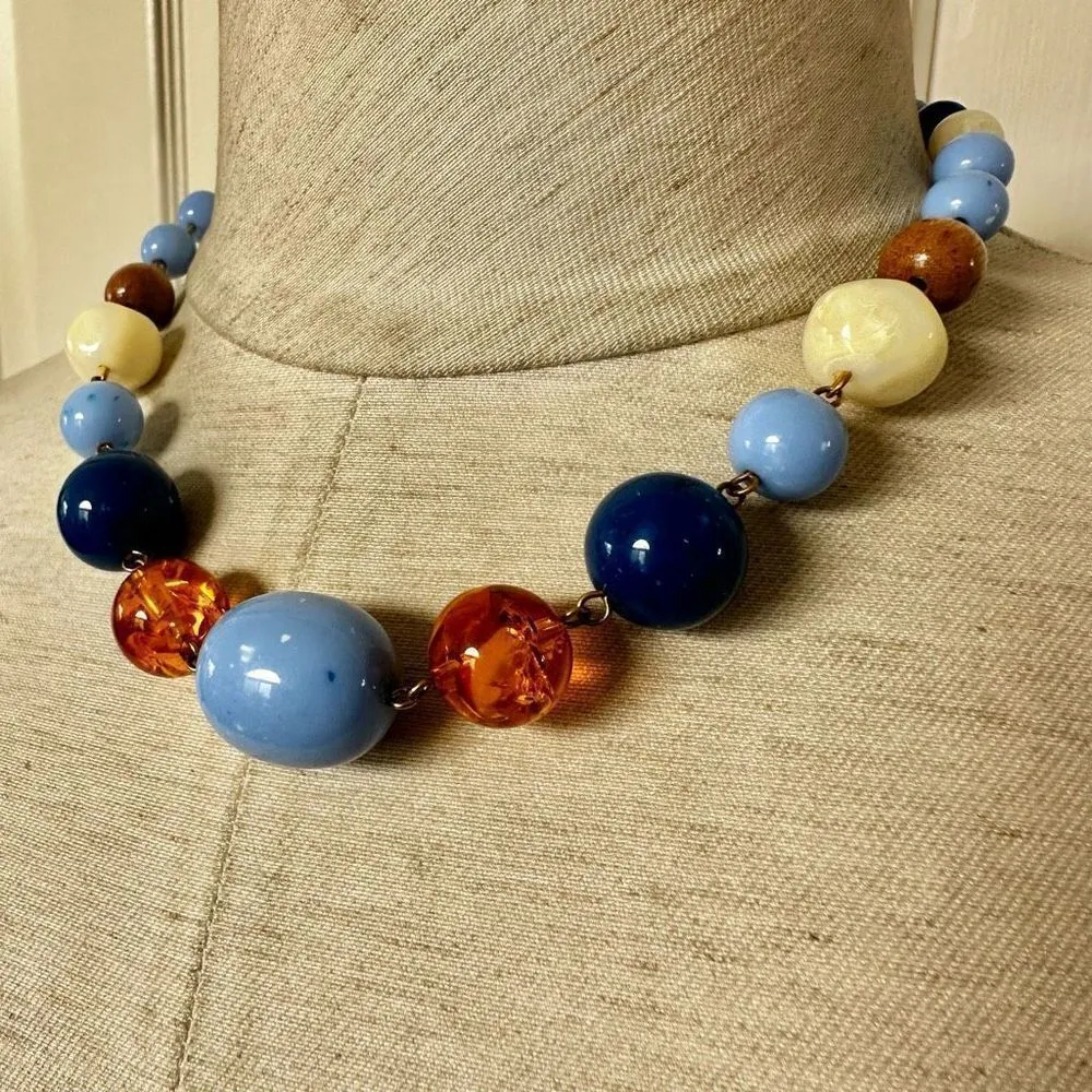 Liz Claiborne vintage beaded necklace - Image 3
