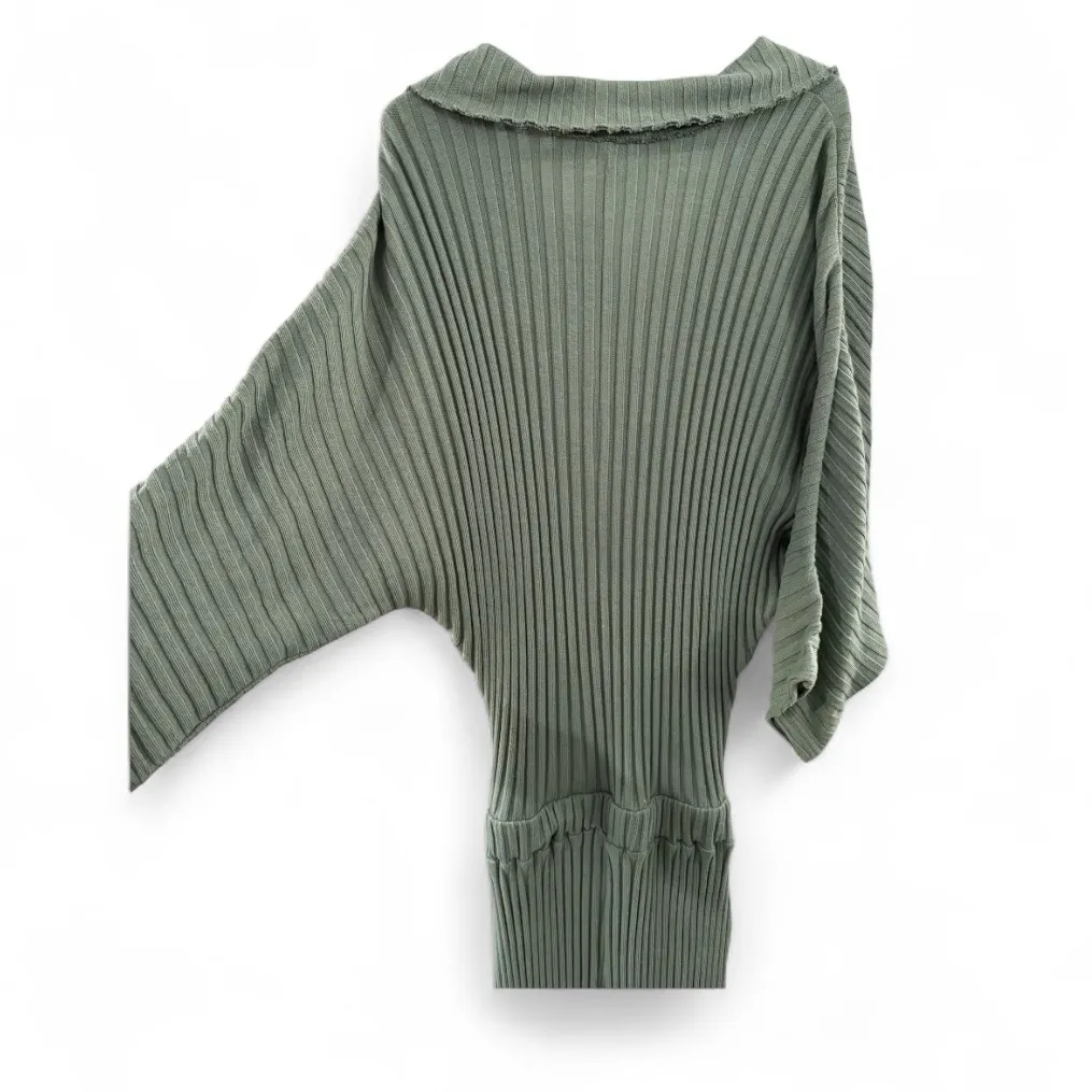 Free‎ People Beach Ribbed Knit Cut Out Jumpsuit- Size Large - Image 6