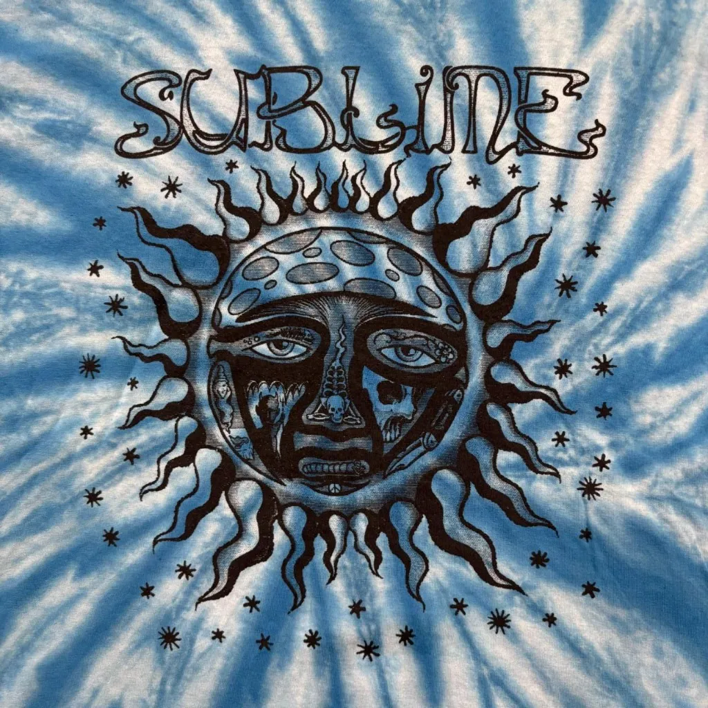 Sublime 40oz to Freedom Grunge Tie Dye Wash T-Shirt Size Large - Image 2