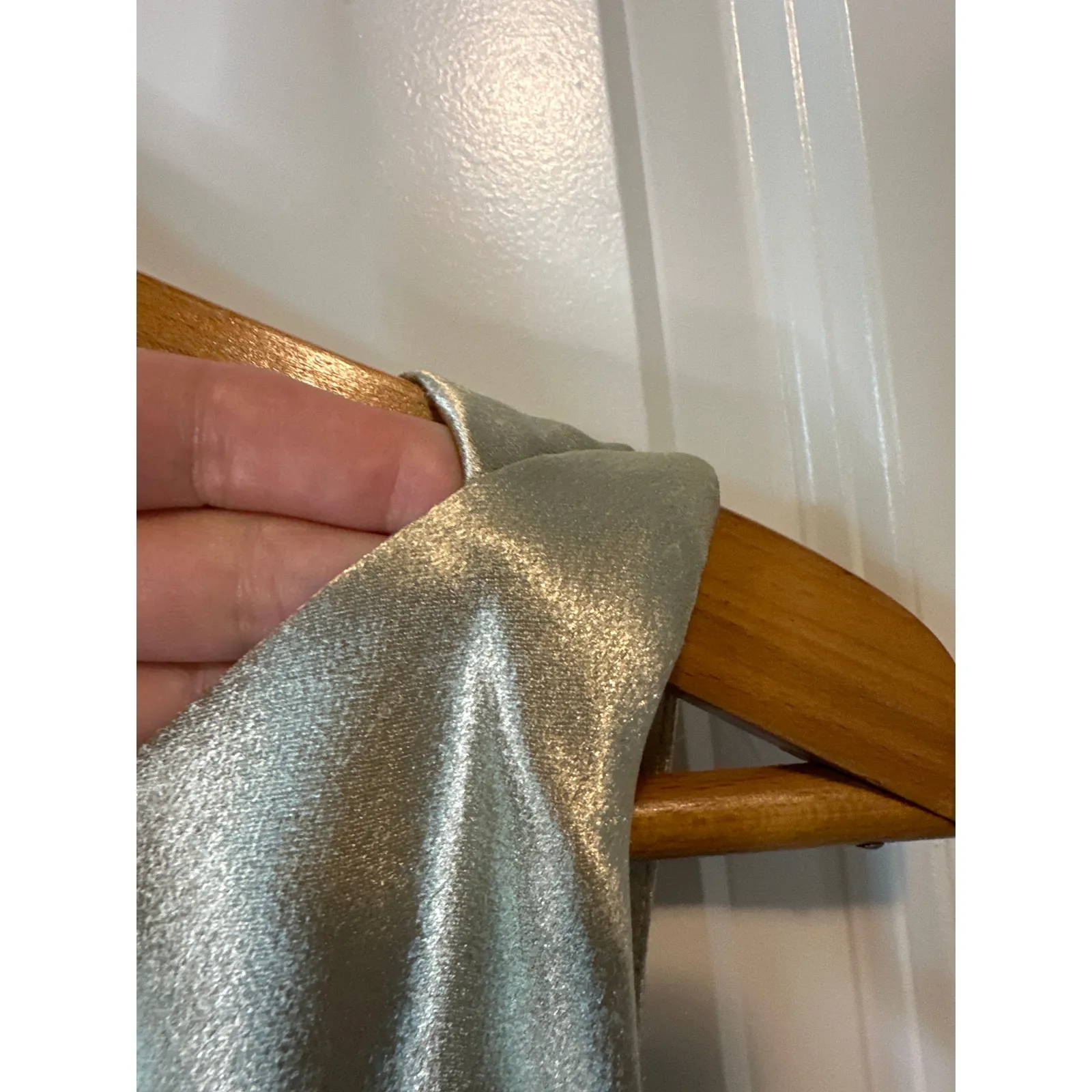 Nili Lotan Anne Gold Satin Midi Dress Size 4 Holiday Cocktail Party Elegant - Image 13