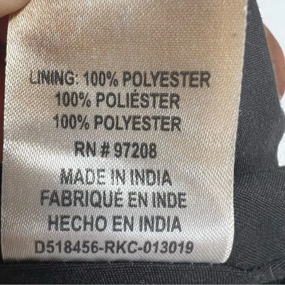 Danielle Nicole Macrame Handbag Black Fringe - Image 9