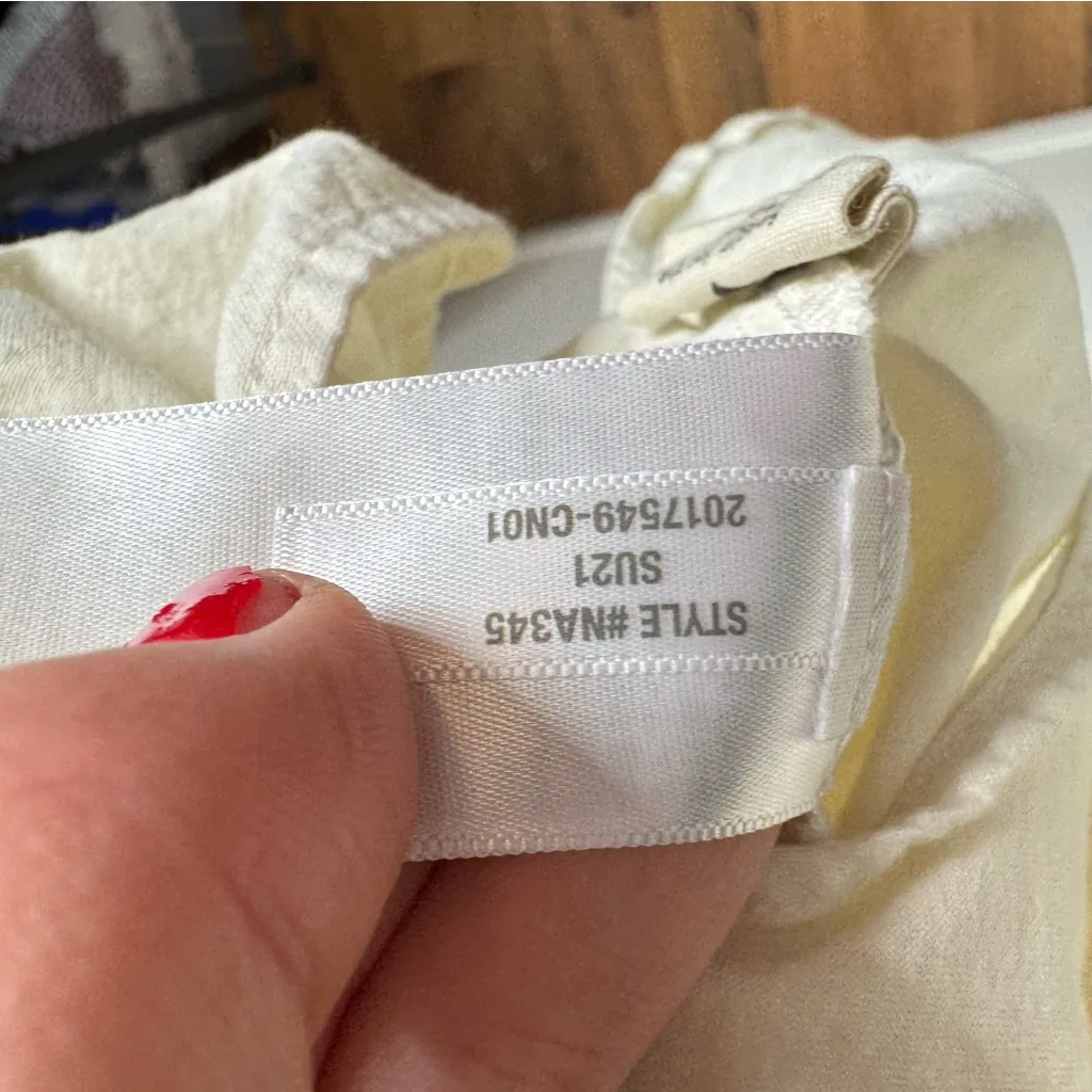 Madewell Embroidered Sleeve Popover Top Size Xlarge - Image 8