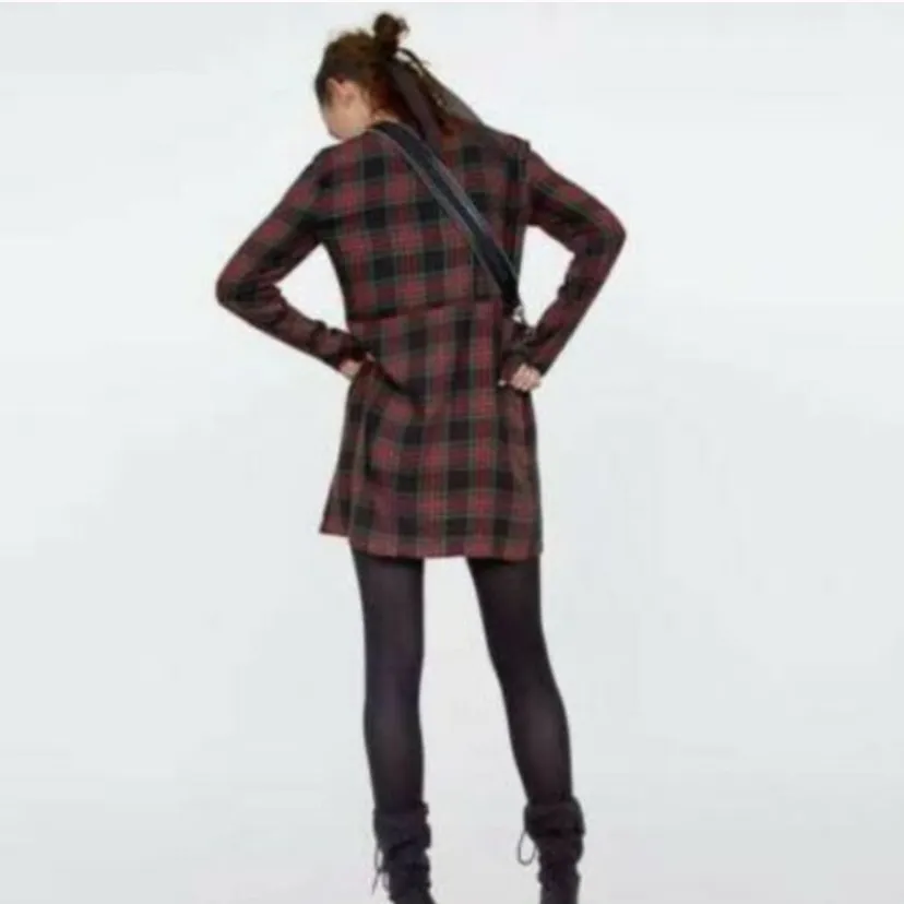 NWOT Plaid tartan mini dress Size XS - Image 2