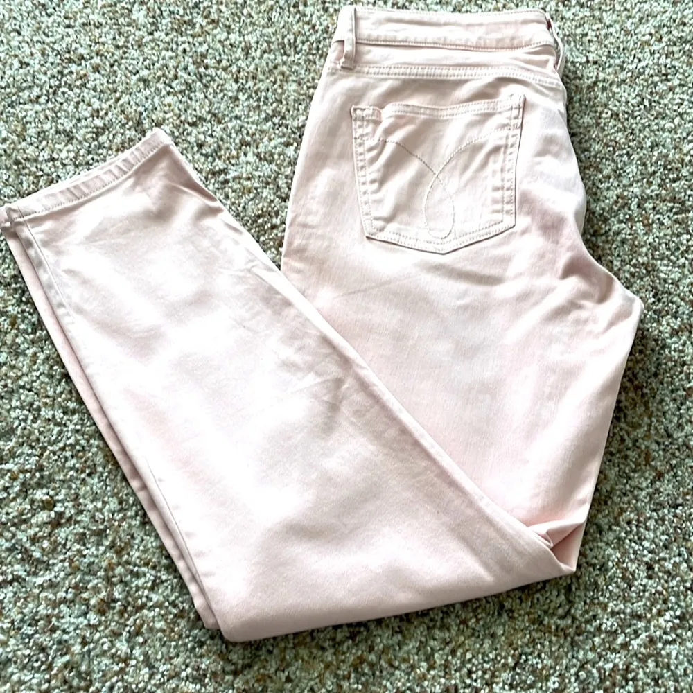 Calvin Klein Jeans women’s 28x27 ankle skinny jeans in pink size 4 EUC - Image 3