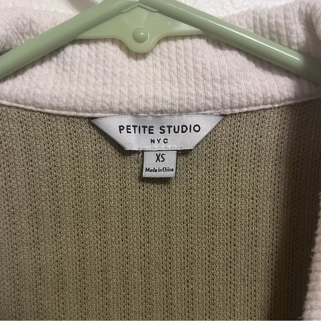 Petite Studio NYC Monroe Cardigan/Top Green Size XS - Image 11