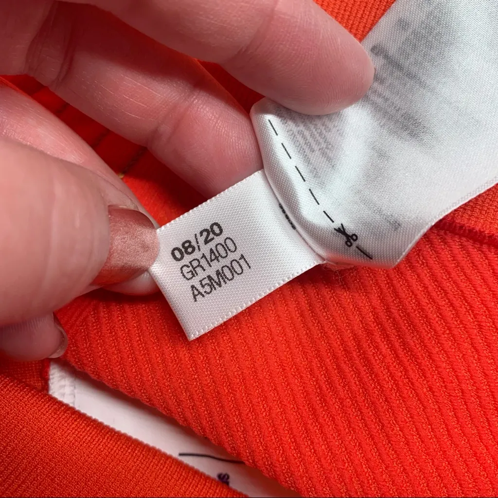 Adidas IVY PARK High Waist Bike Short in Real Coral - Image 9