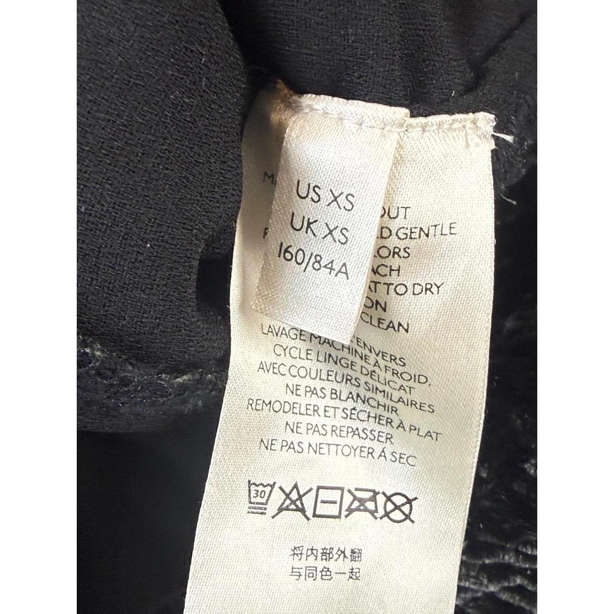 Free People Black Marie Velvet Open Back Cropped Top - Size - XS - Image 5