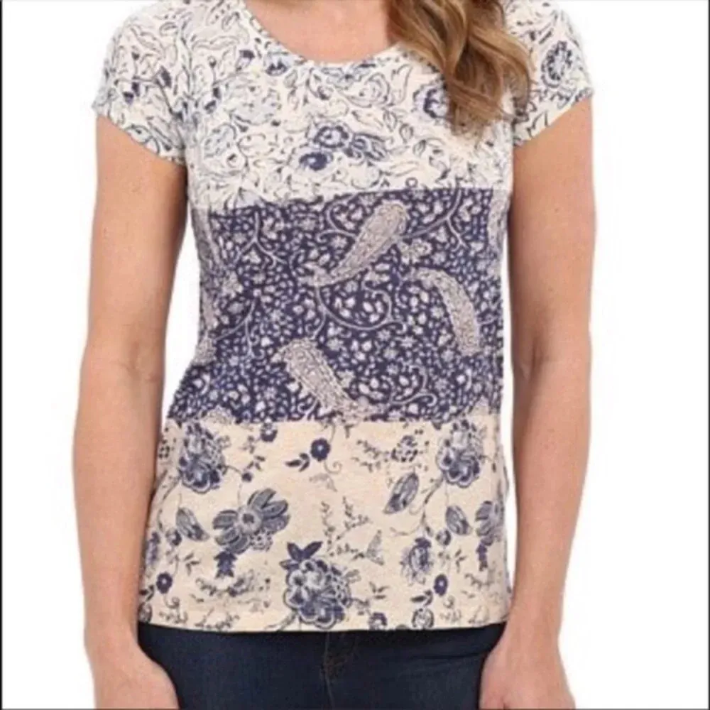 LUCKY BRAND Small boho paisley blouse - Image 3