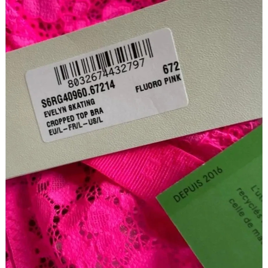 Stella McCartney  Fuchsia lacec Bra - Image 5