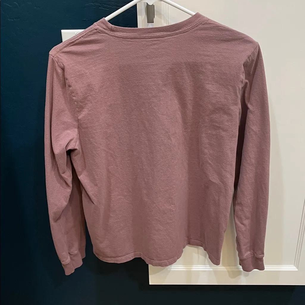 The North Face mauve long sleeve cotton T-shirt - Image 2
