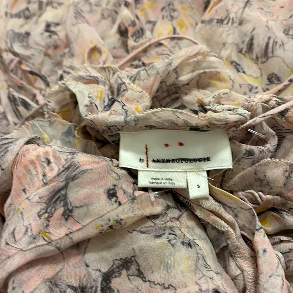 Anthropologie Sheer Curtain Top - - Image 5