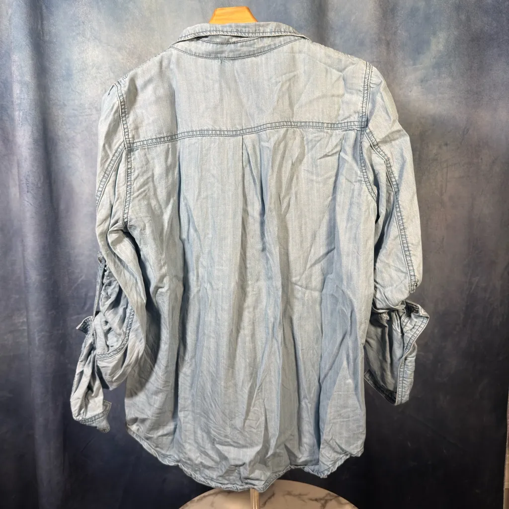 Blue Button-down Shirt - Image 2