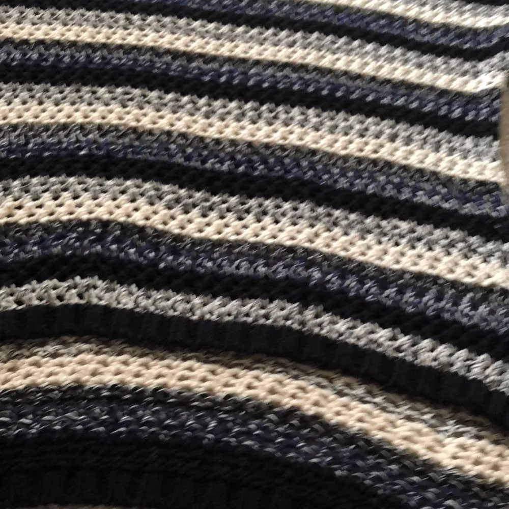 ZARA oversized sweater striped, size small - Image 4