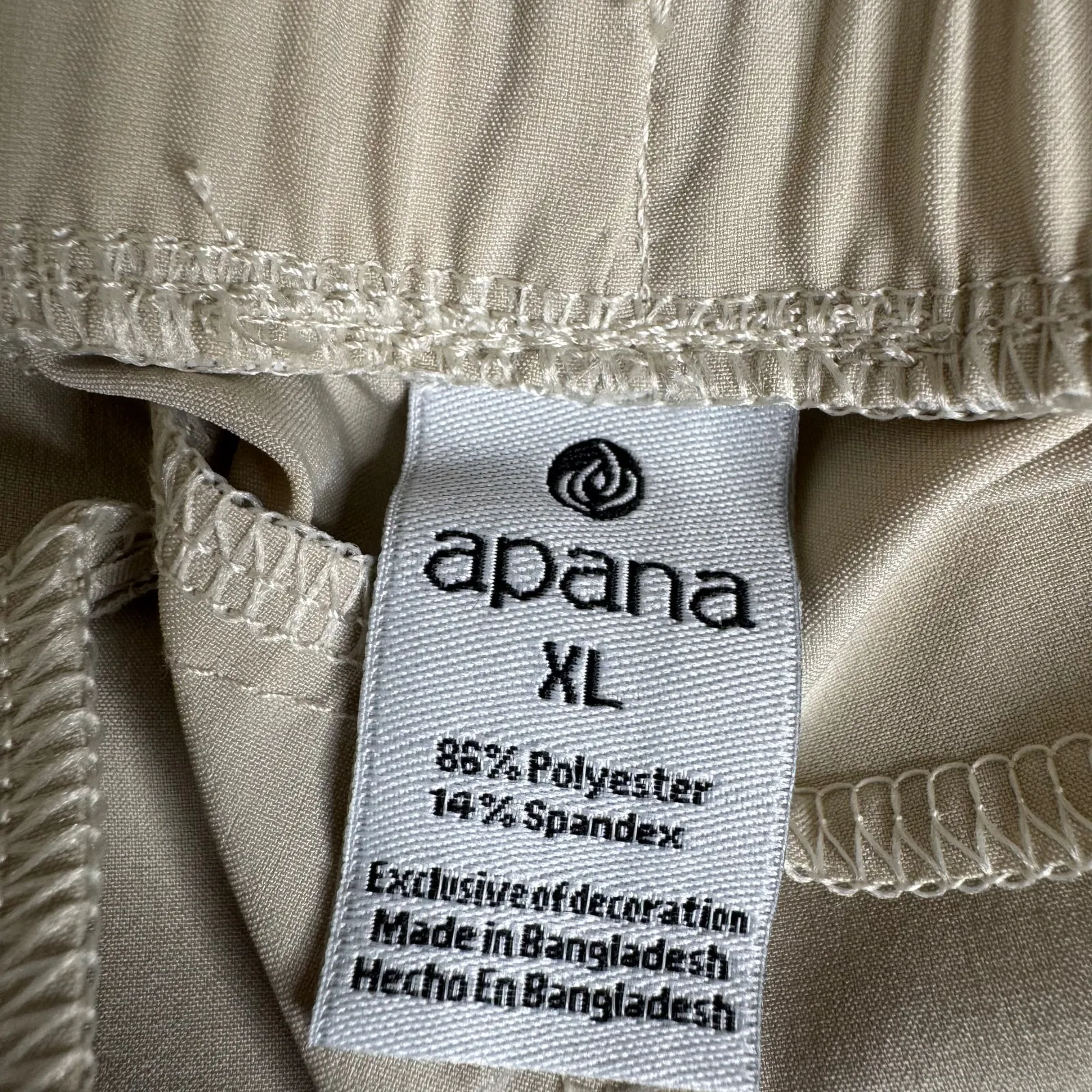Apana On Time Tapered Leg‎ Pants Size XL NWOT - Image 7