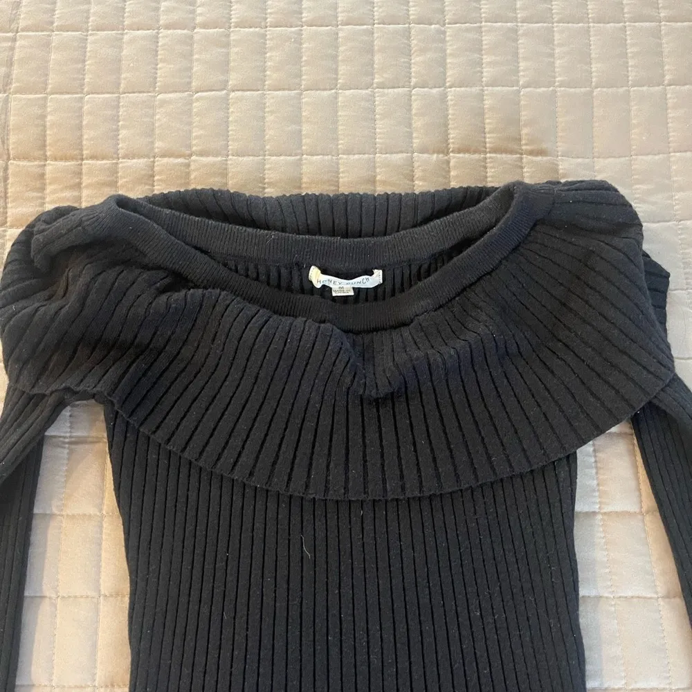 Off the shoulder sweater dress Black Size M - Image 2