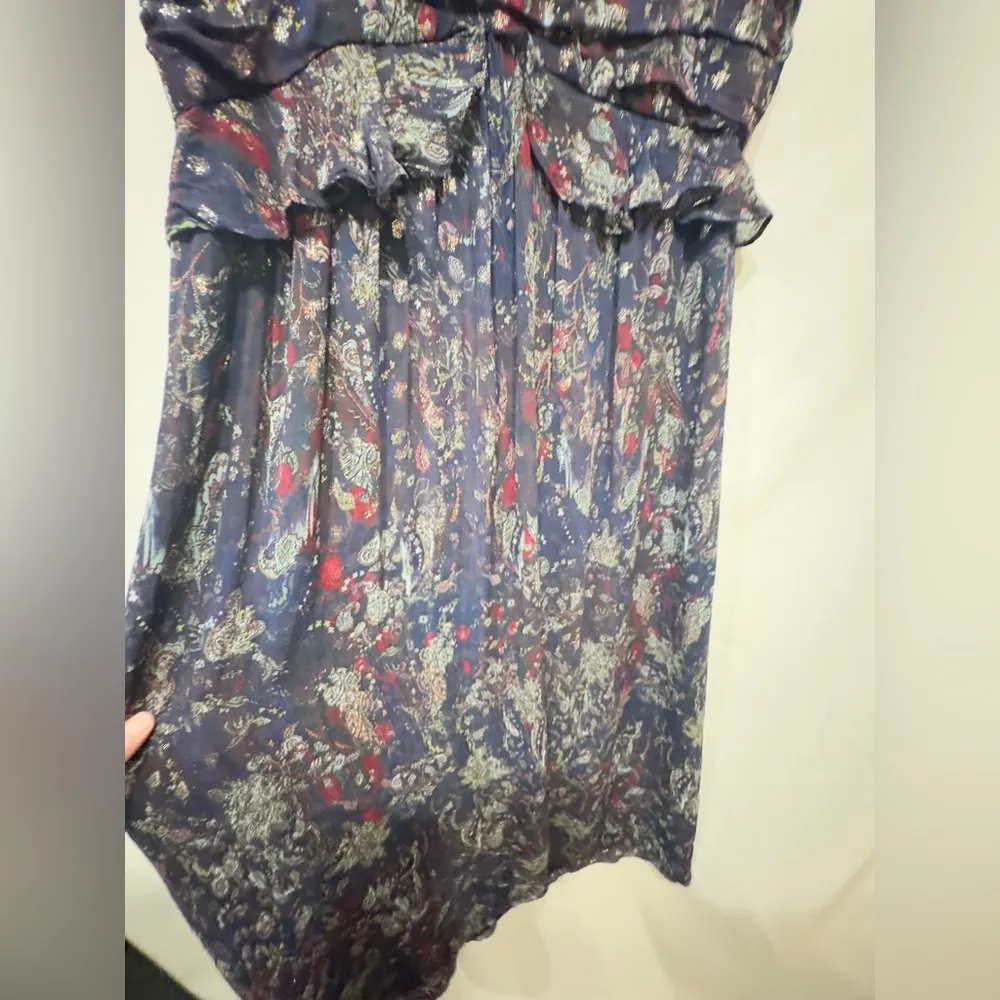 NWOT IRO Somov metallic paisley print halter dress size 42 or US size 10 - Image 14