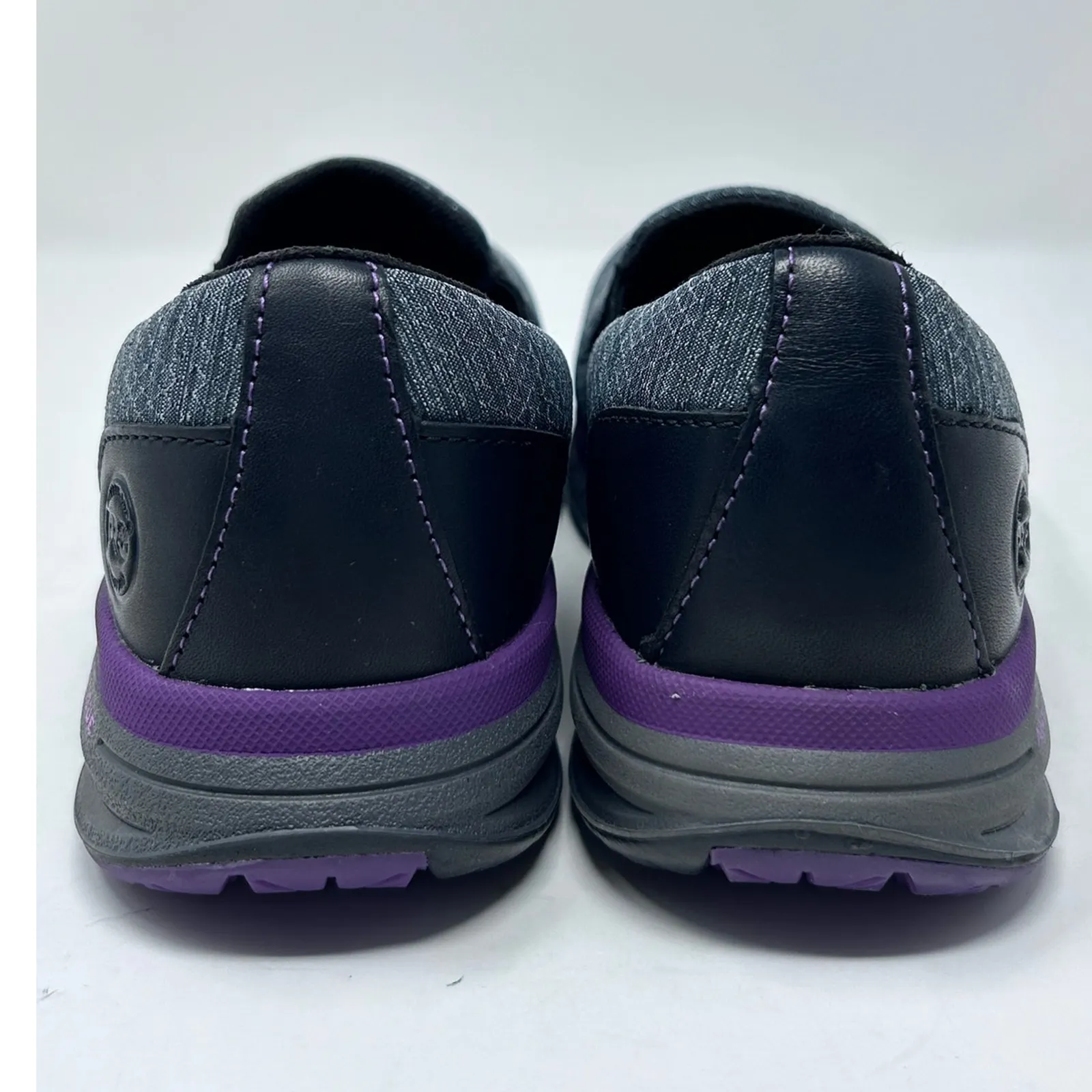 Timberland Pro Women's Gray Drive Train Slip on Alloy Safety Toe Shoe‎ Size 7 - Image 3