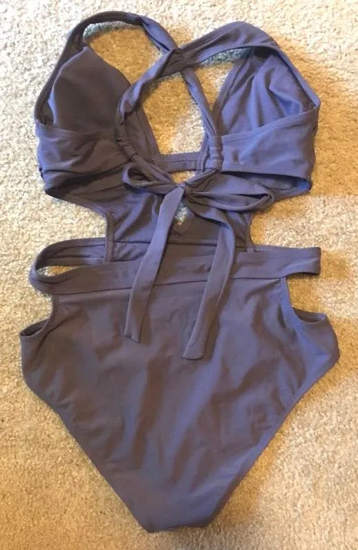 Target Purple Straps One Piece  - Image 2