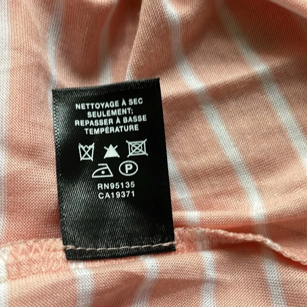 Lafayette 148 New York Mikki Stripe Tee Shell White - Image 15