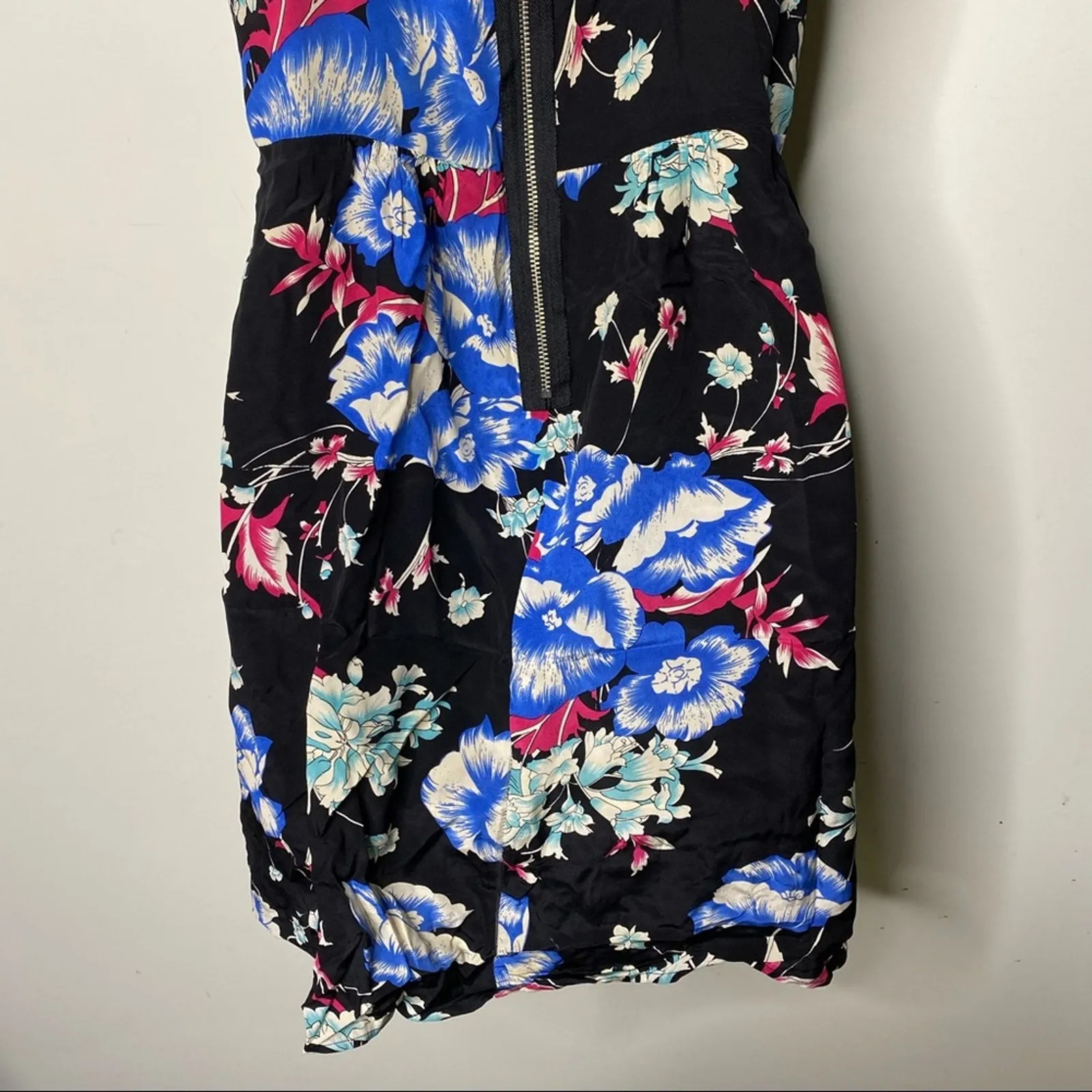 Yumi Kim Silk Floral Print Sleeveless Dress XS - Image 7